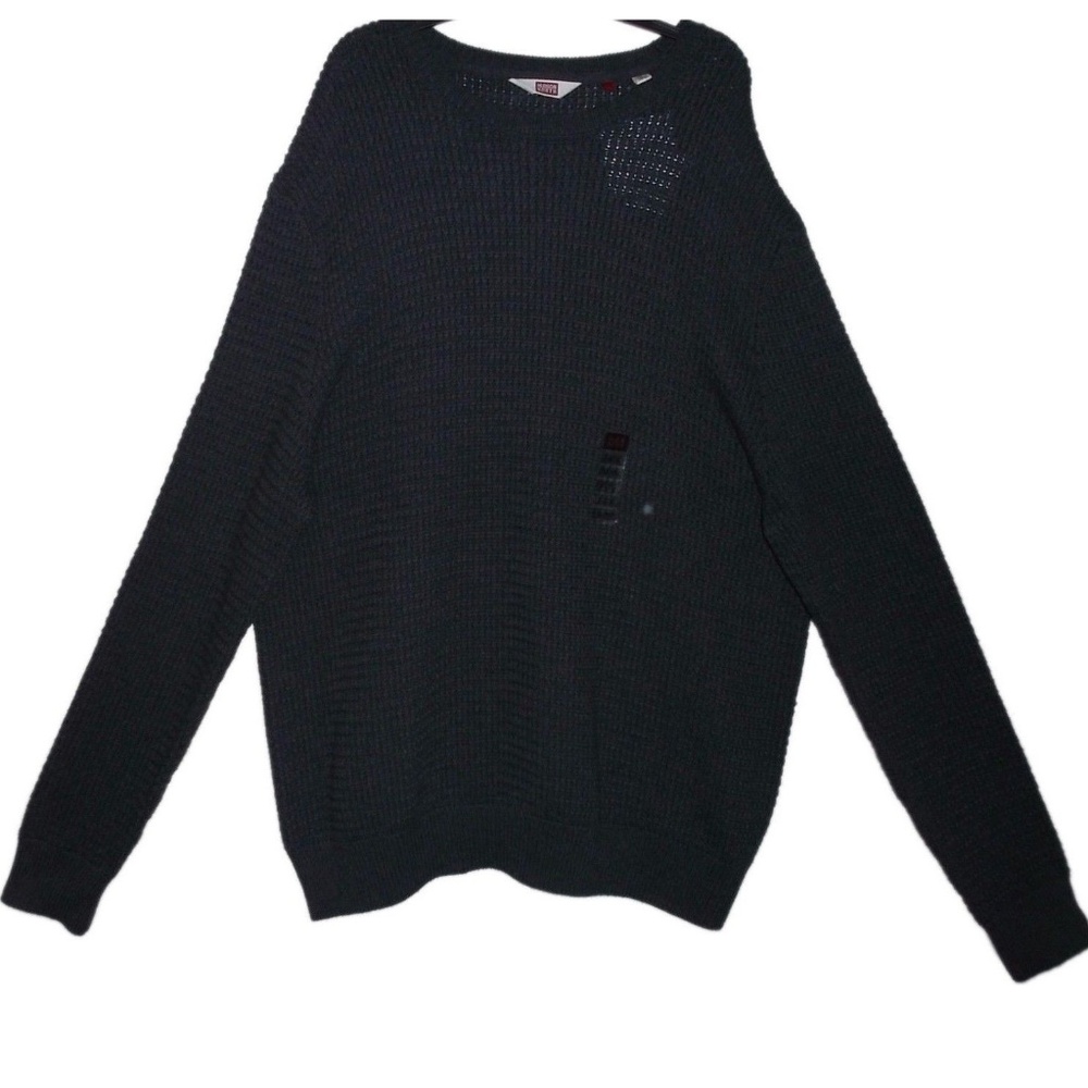 Hudson North Men's U-Neck Dark Grey Sweater